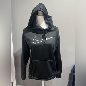 black dri fit nike hoodie size medium